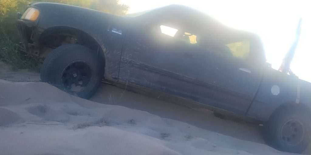 Ford Stuck. Doesn't look as bad as it is. 